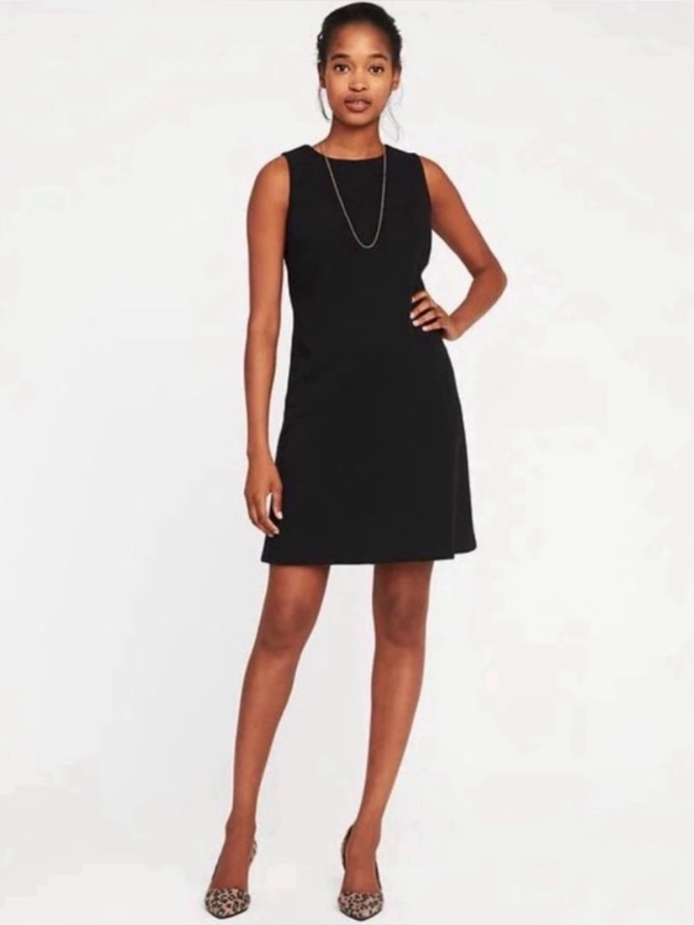 Old Navy Ponte Knit Black Dress Size XS